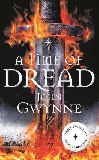 At Time of Dread by John Gwynne, Book one in the Of Blood and Bone series, epic fantasy