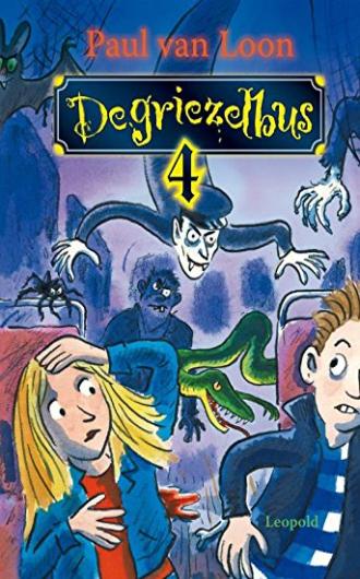 De Griezelbus, boek 4, van Paul van Loon, griezelboeken, kinderboek