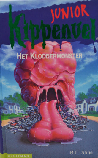 Het Klodermonster, Kippenvel Junior, R.L. Stine, boekomslag