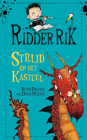 Ridder Rik, Strijd op het Kasteel van Vivian French, geillustreerd door David Melling, kinderboek