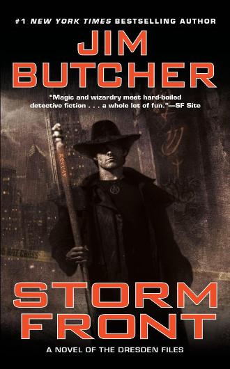 Storm Front - Jim Butcher - book cover - Dresden Files