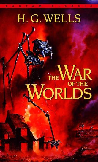 The War of the Worlds by H.G. Wells the Bantam cllassic book cover