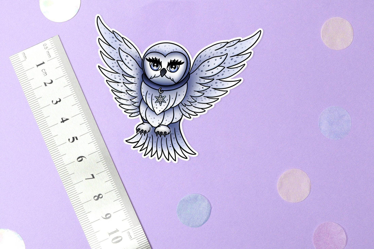 Sneeuwuil sticker/Winter Witchy Hedwig